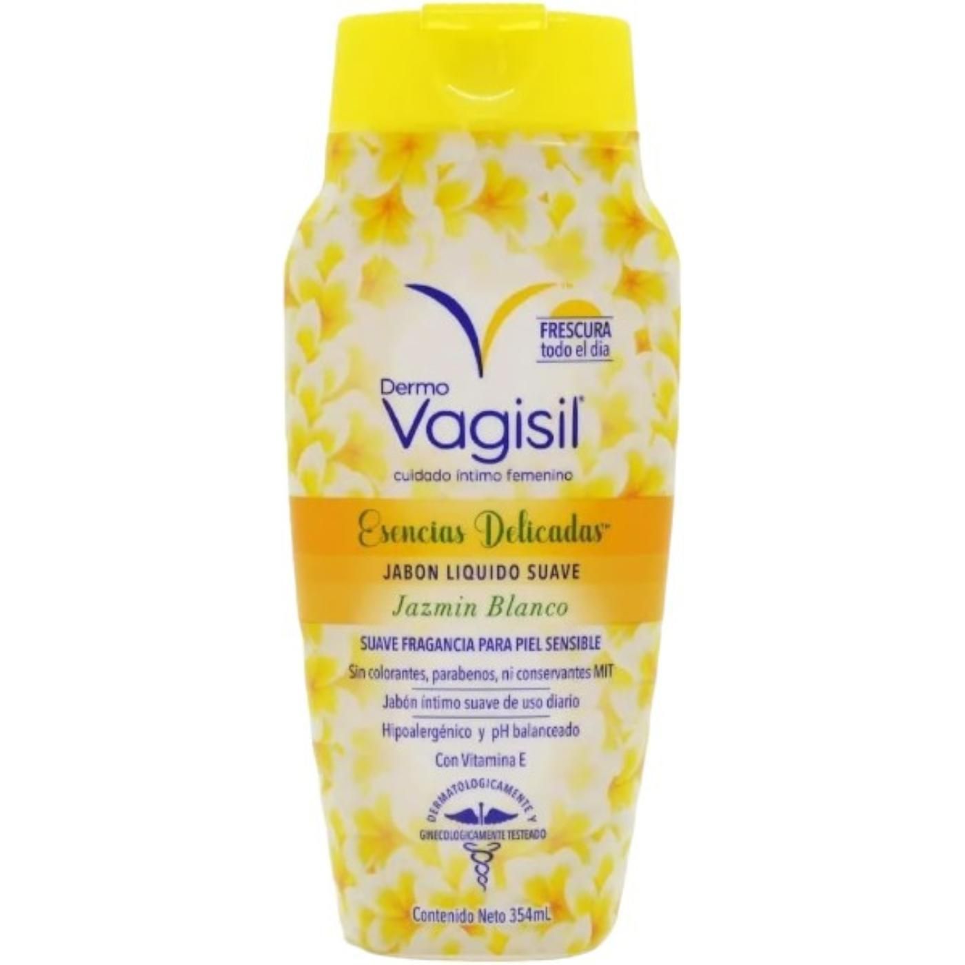 Jabón Íntimo Dermovagisil Esencias Delicadas Jazmin Blanco 354 ml