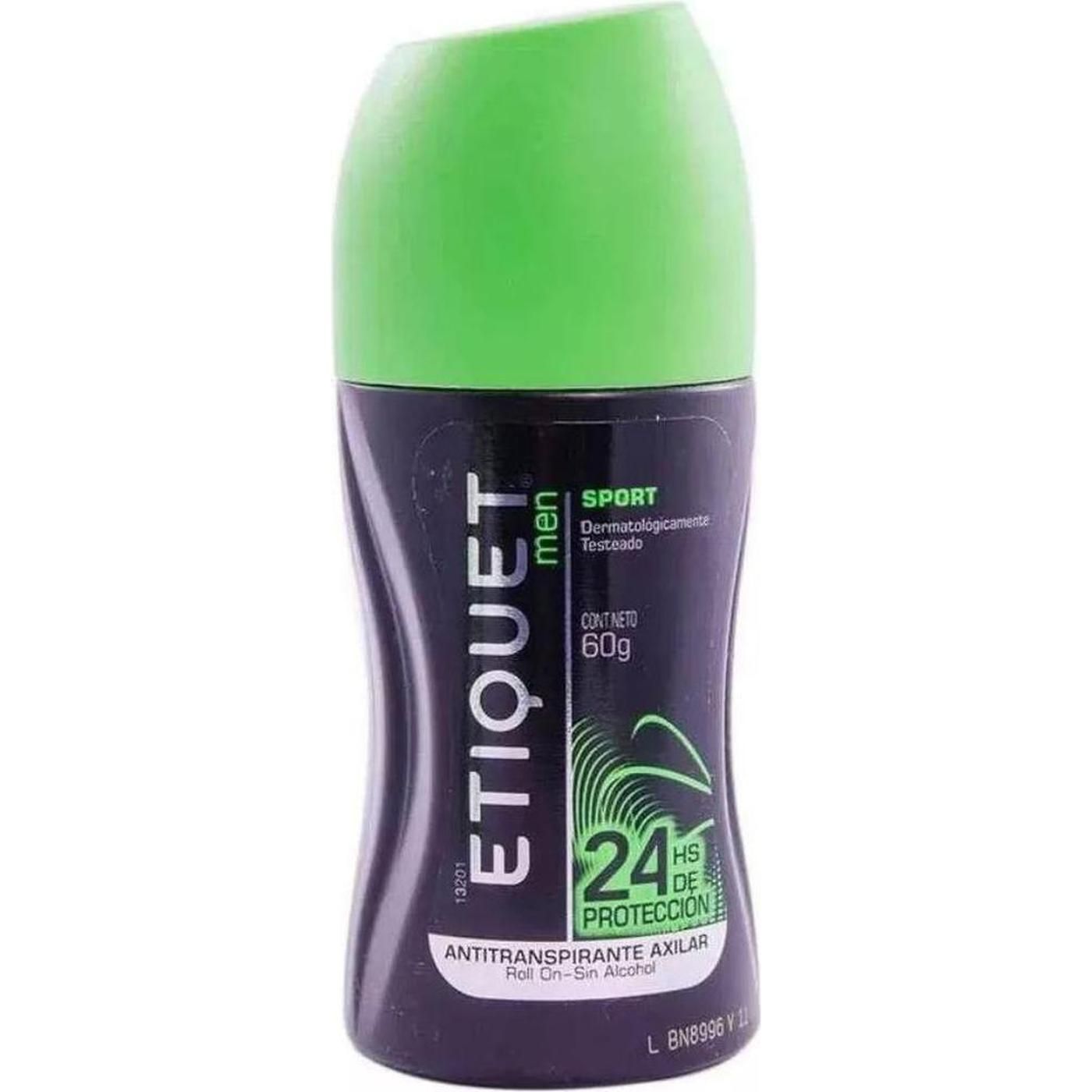 Antitranspirante Etiquet Sport Roll On 60 g