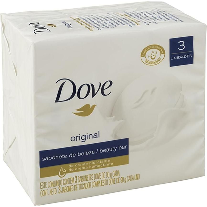 Jabón En Barra Dove Original 3 x 90 g