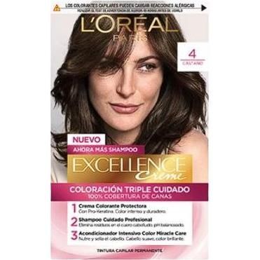 Color Permanente N4 Excellence Castaño 1 Unidad