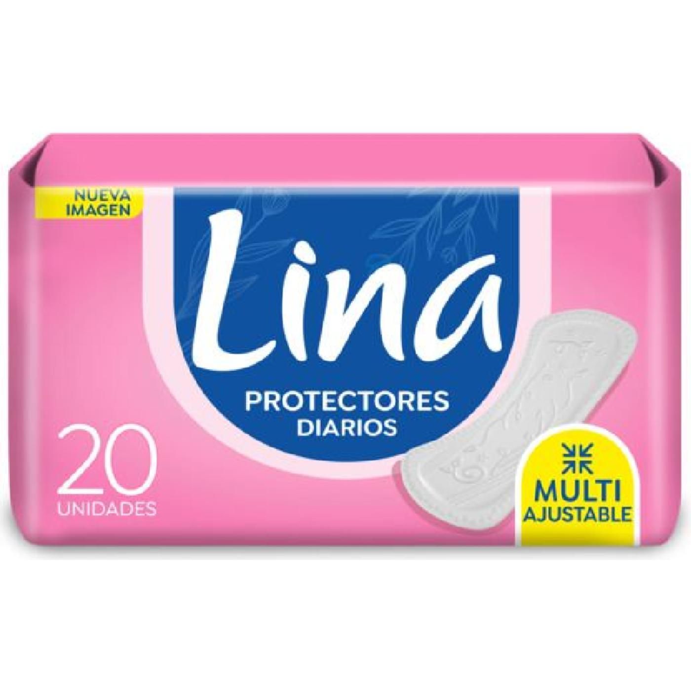 Protectores Diarios Lina Anatómico 20 Unidades
