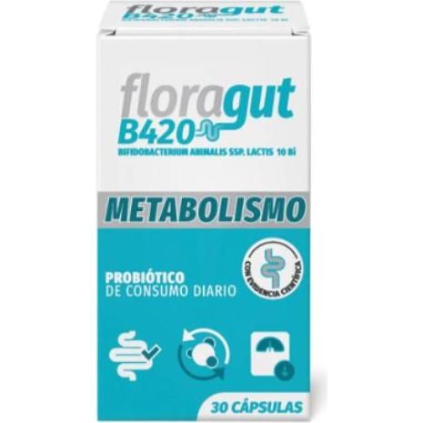 Probiótico Floragut Metabolismo B420 30 Cápsulas