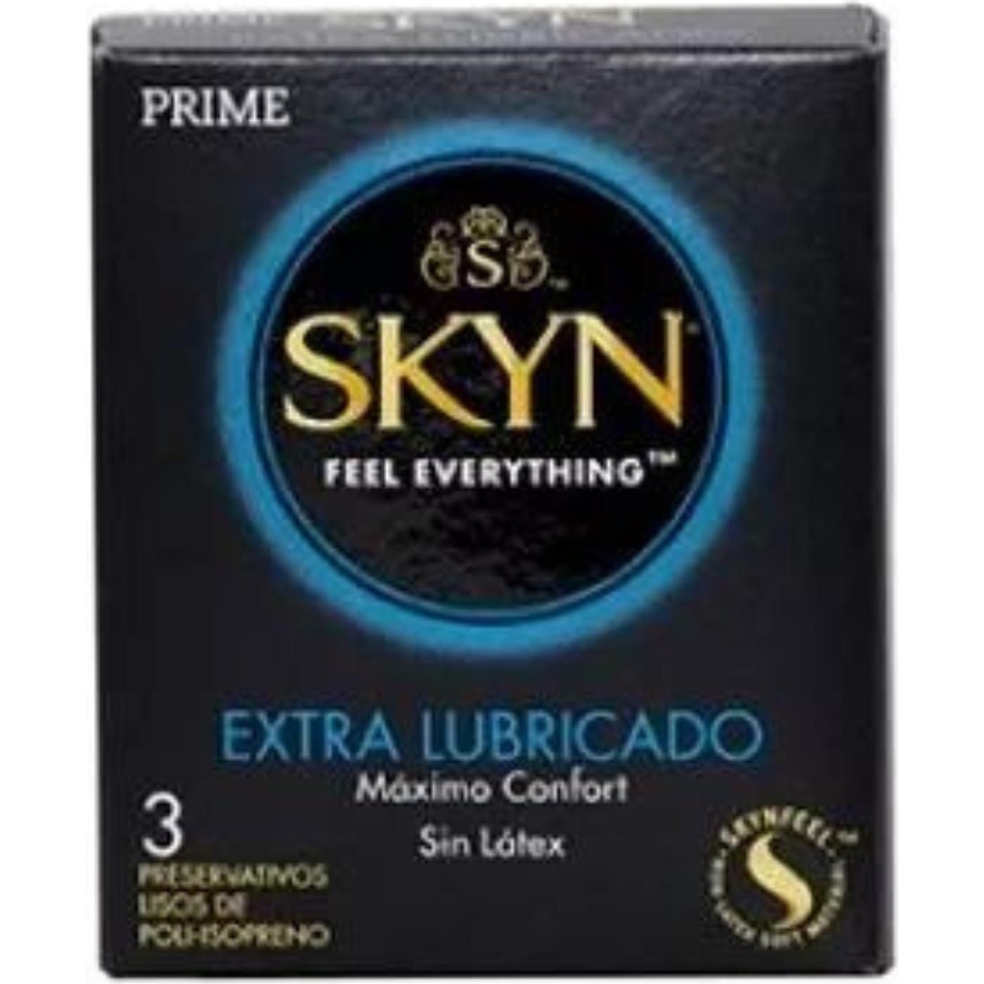 Preservativo Skyn Extra Lubricado 3 Unidades