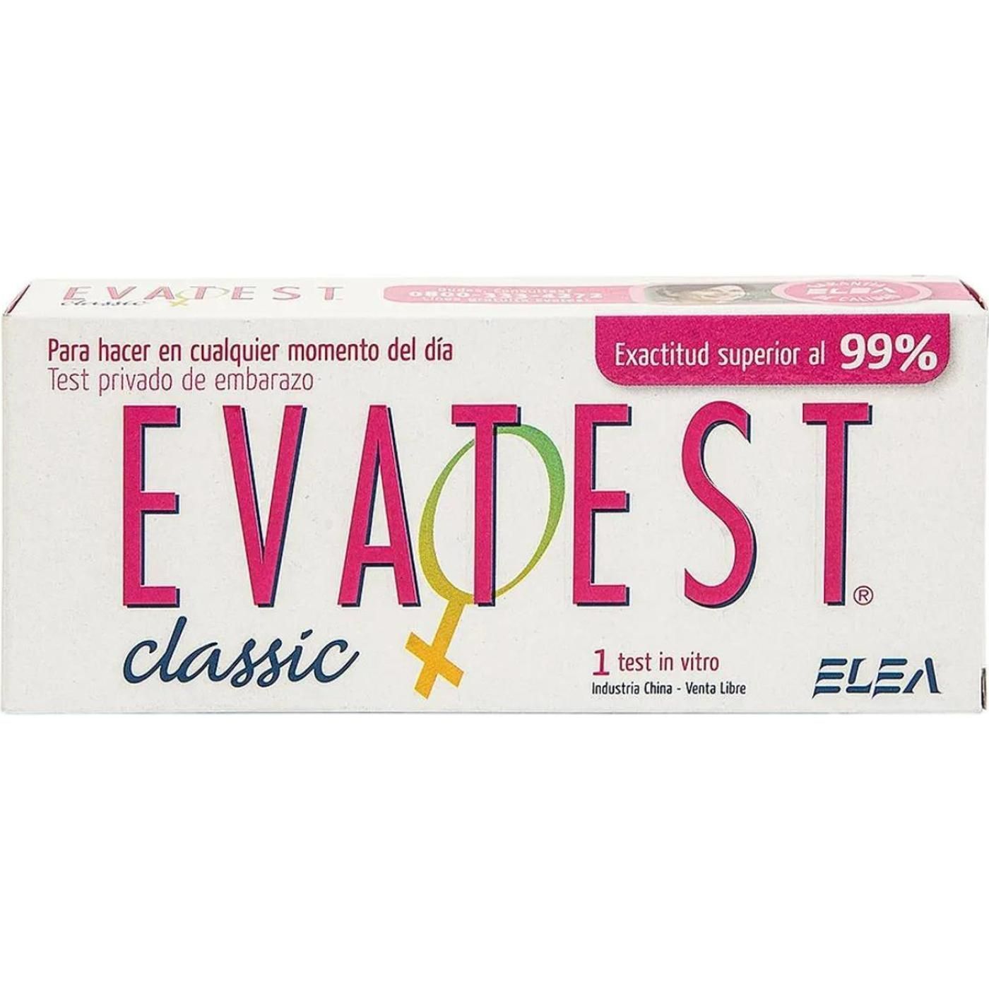Test De Embarazo Evatest Classic 1 Unidad