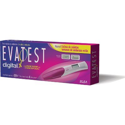 Test De Embarazo Evatest Digital 1 Unidad