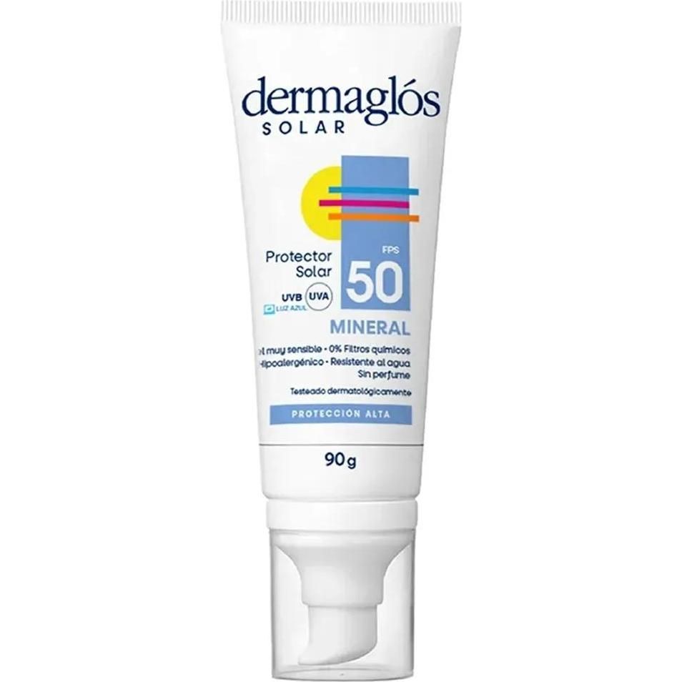 Protector Solar Dermaglós F50 Mineral Em 90 g