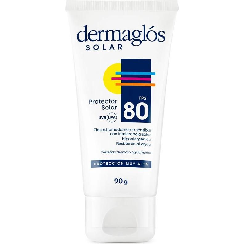 Protector Solar Dermaglós FPS80 Crema 90 g