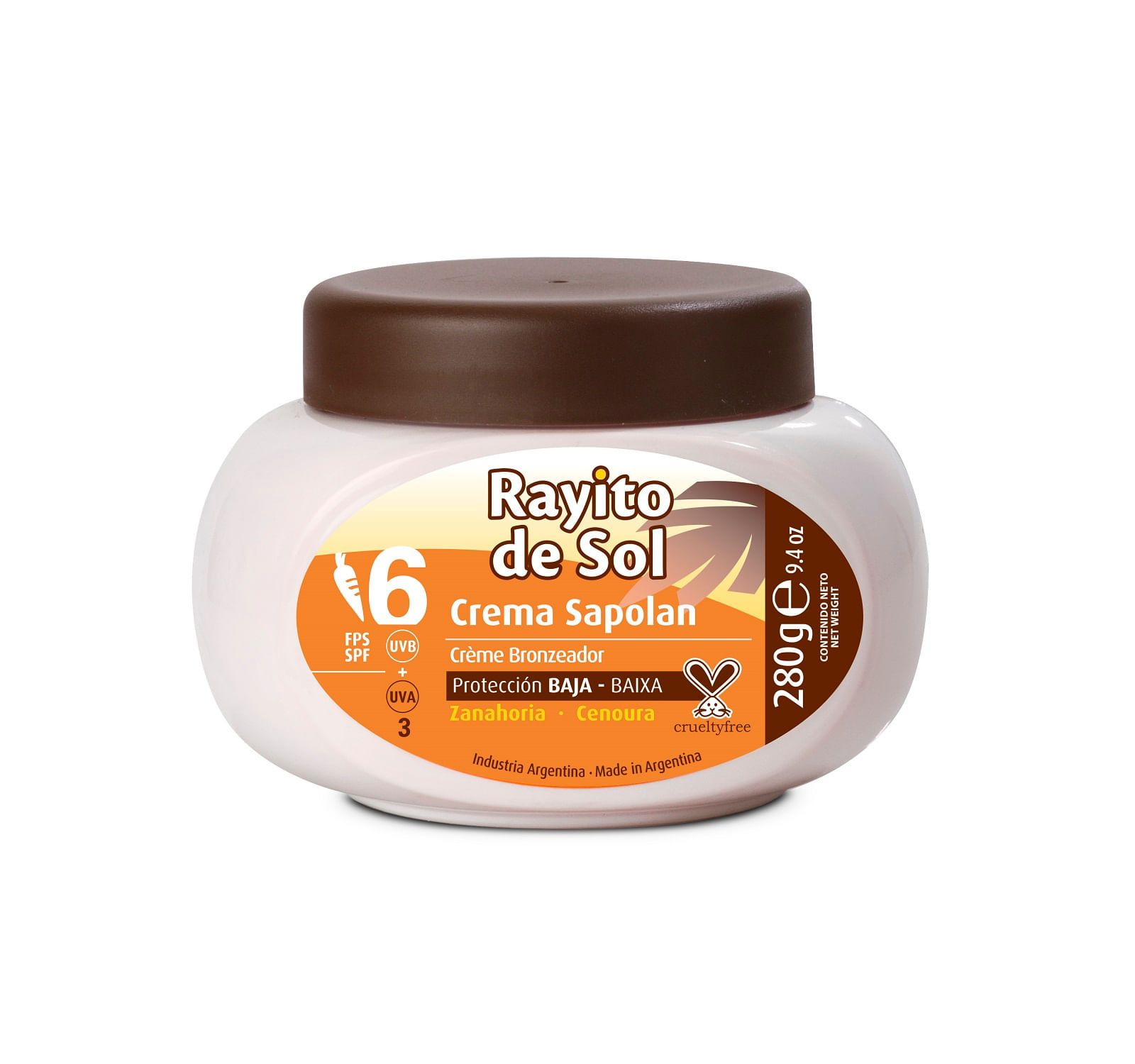 Crema Sapolan C/Zanahoria Fps 6 X 240g