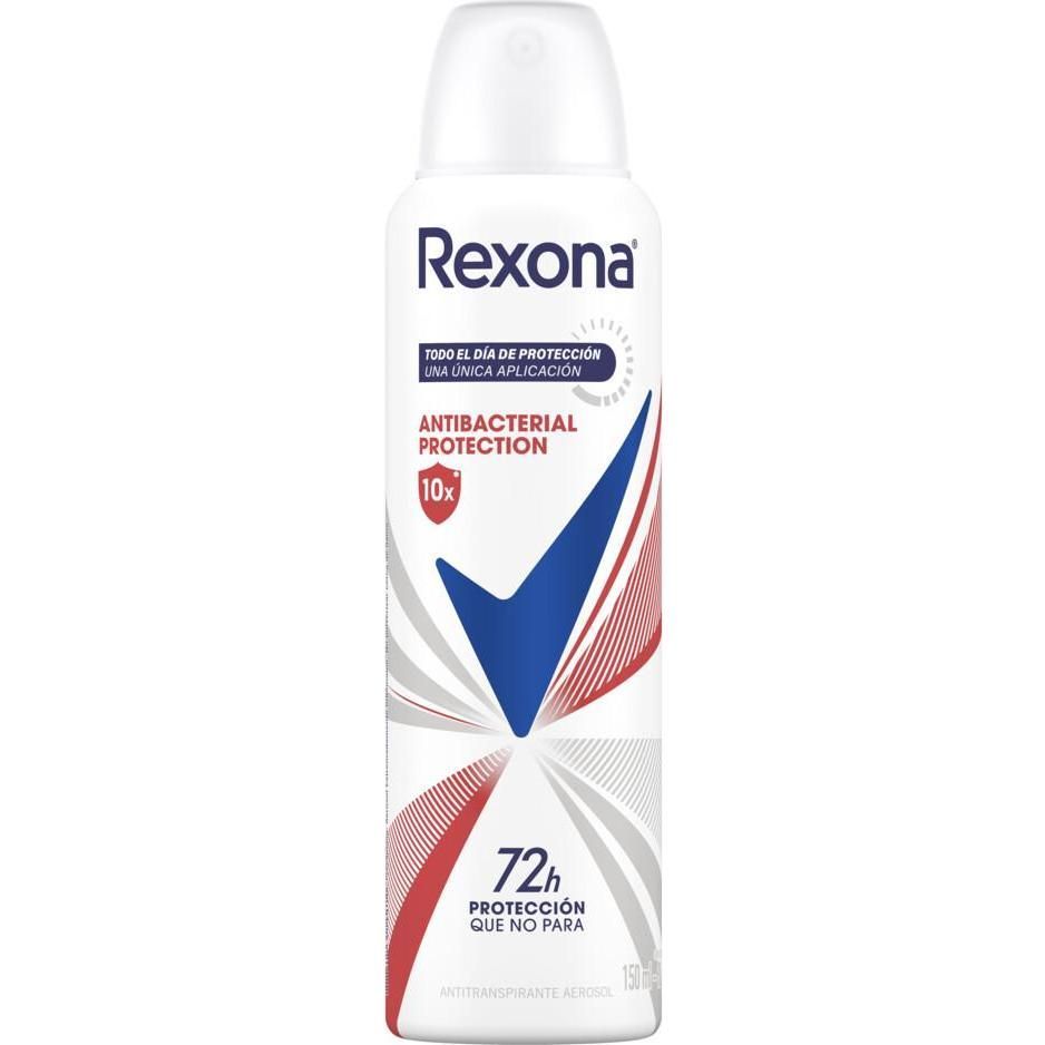 Antitranspirante En Aerosol Rexona Woman Antibacterial Protection 150 ml