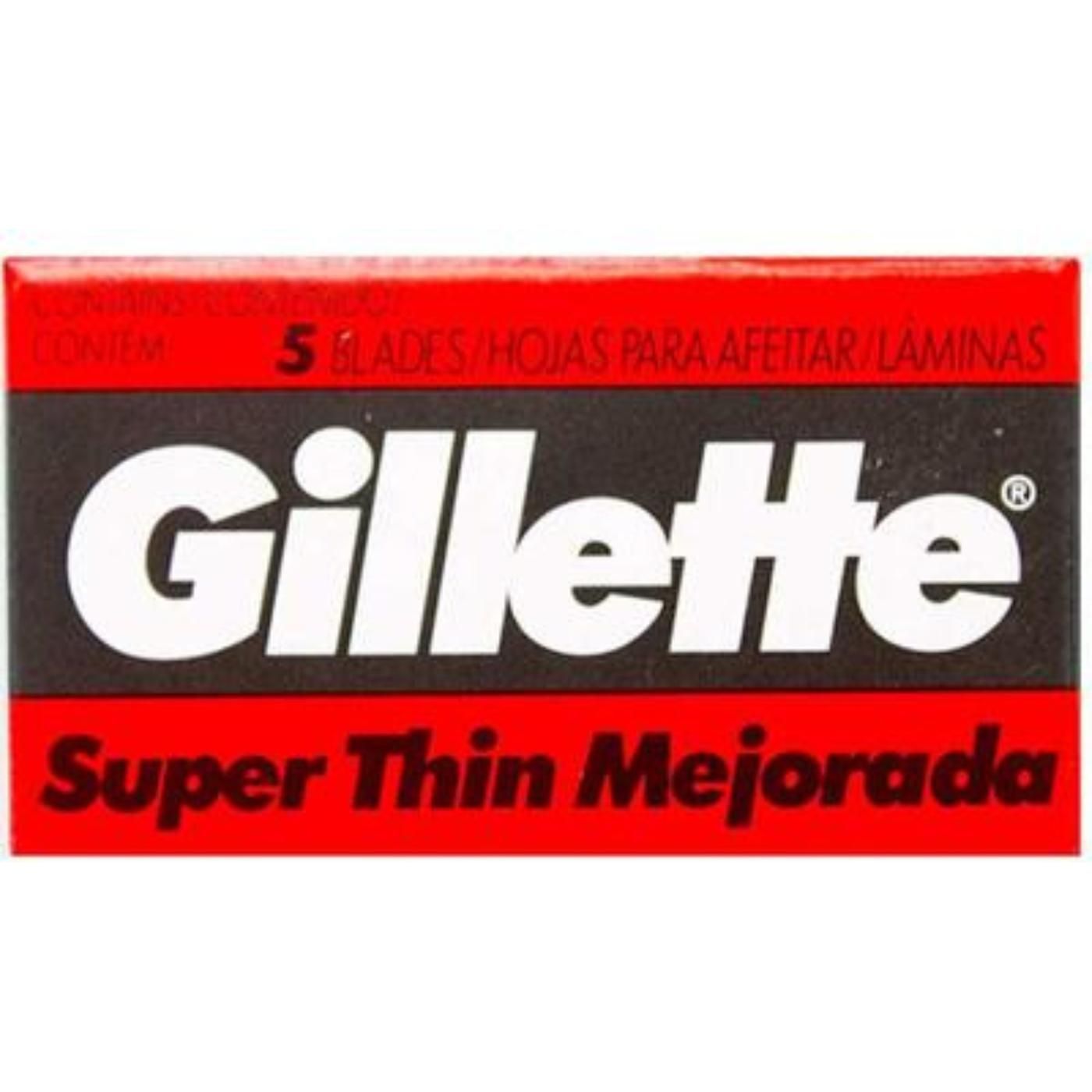 Hojas Gillette Super Thin 5 Unidades